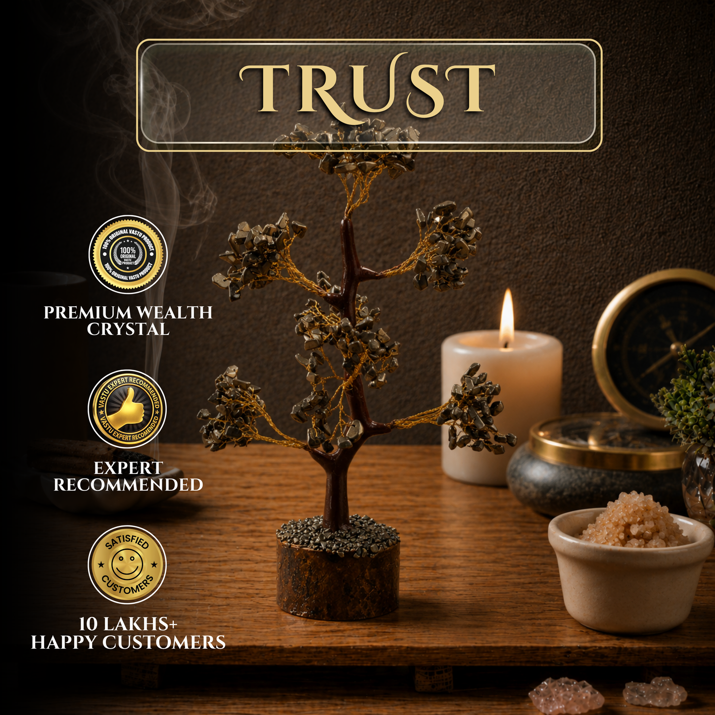 PYRITE TREE 300 BEADS