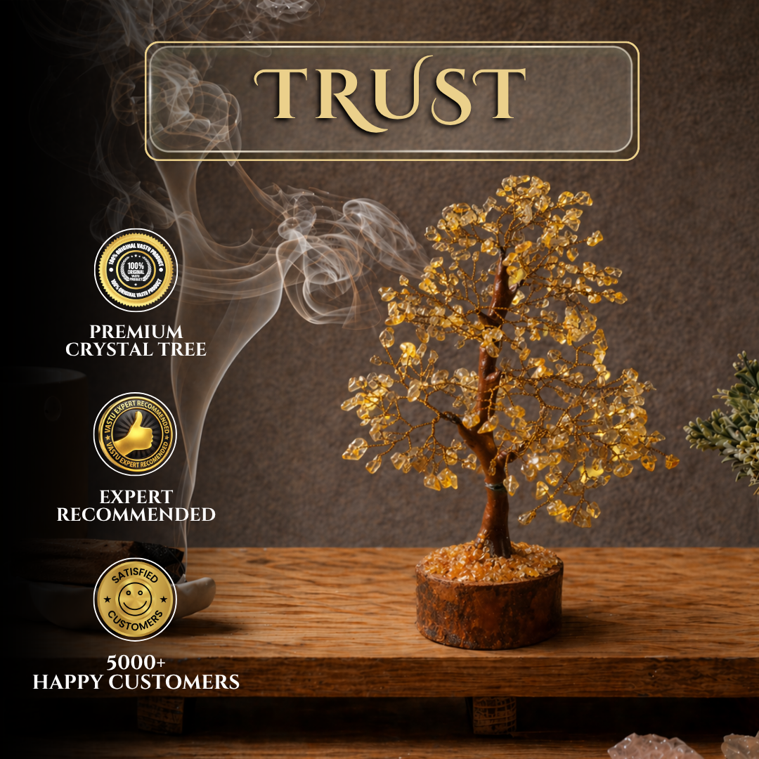 citrine money tree 7-8 Inch Citrine Tree (100 Beads) – Abundance & Décor– malyam