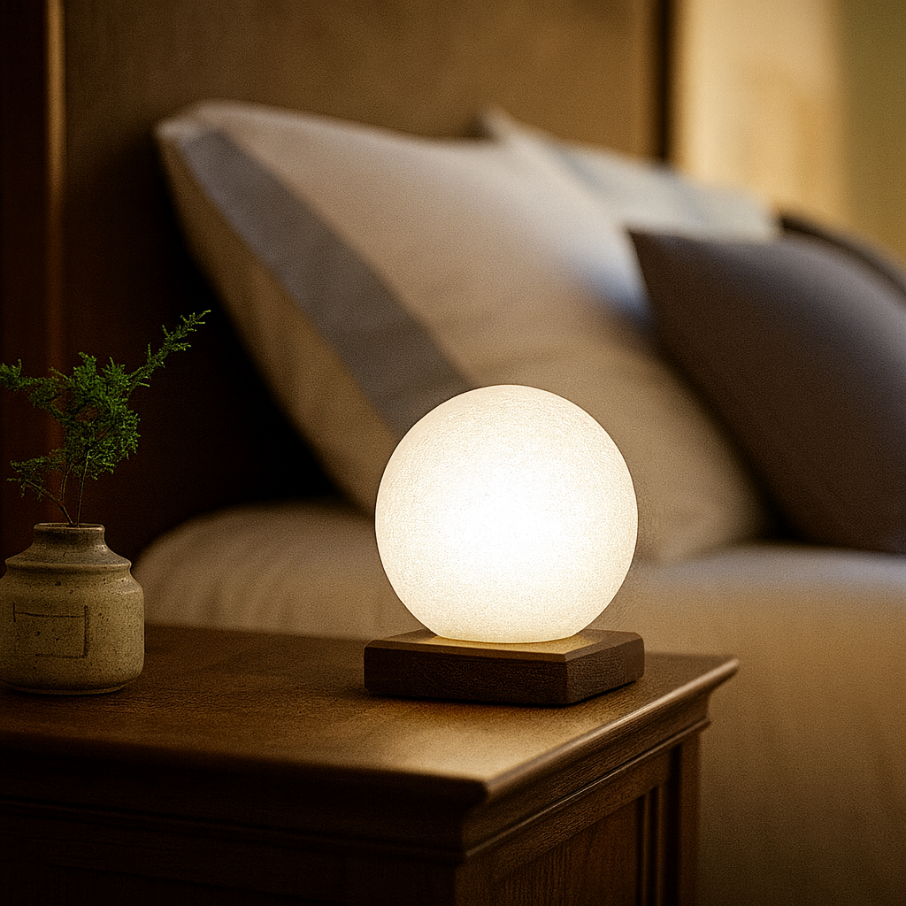 Round Salt Lamp