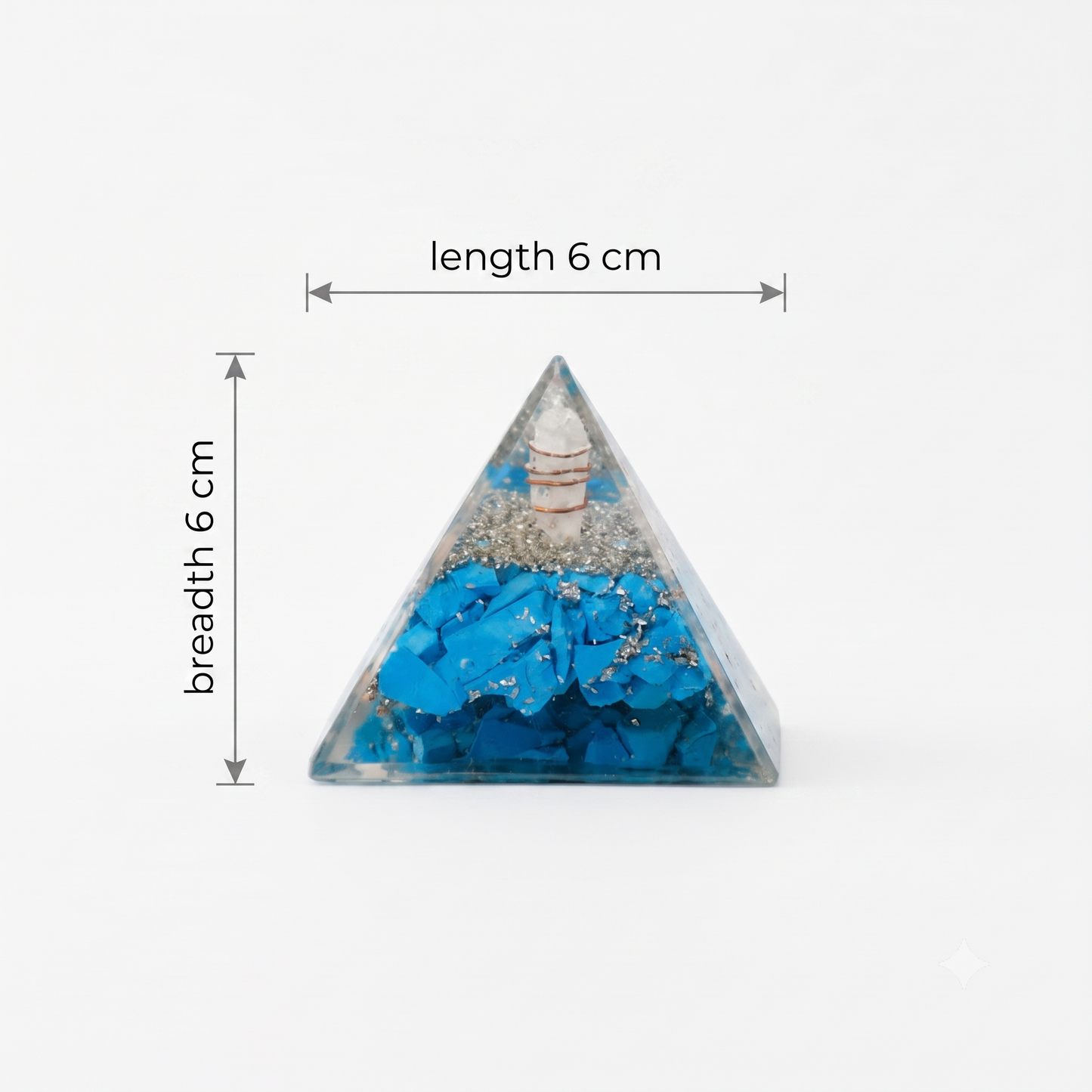 Turquoise Firoza Pyramid