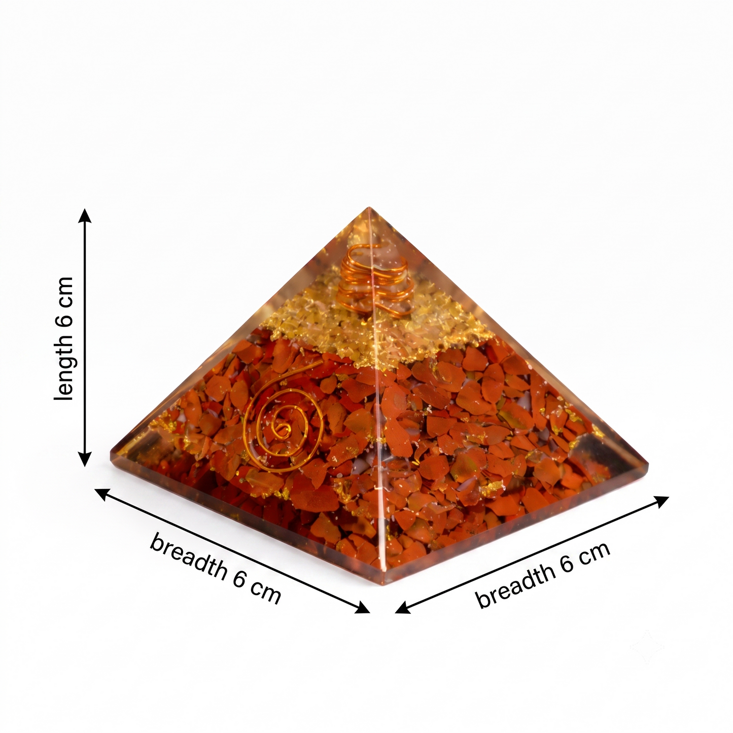 Red Jasper Pyramid