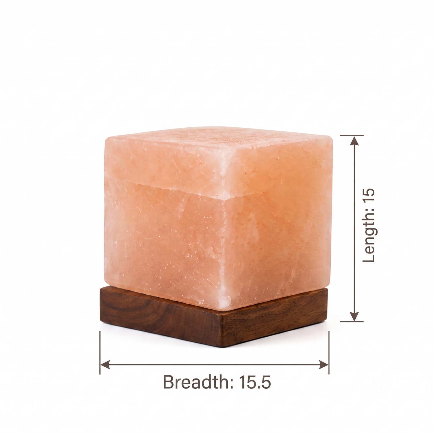 Square Salt Lamp