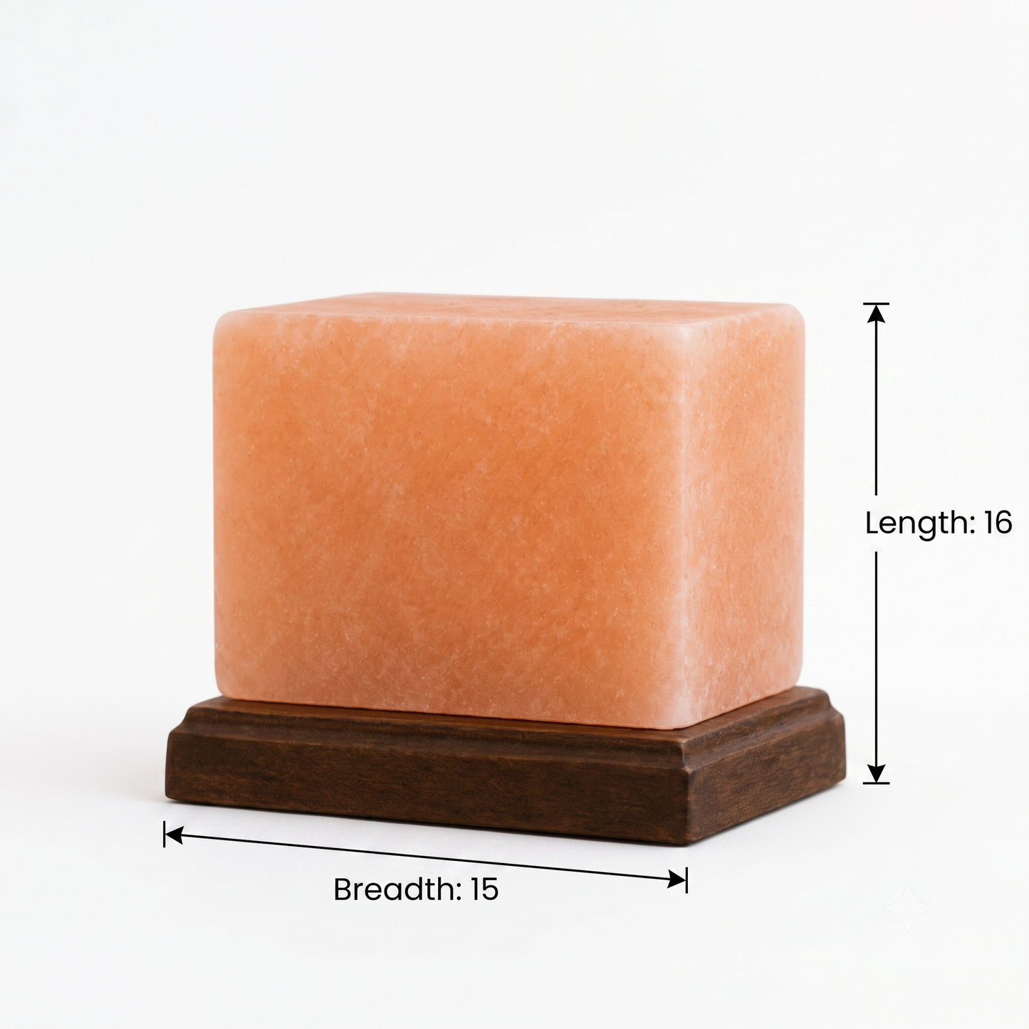 Rectangle Salt lamp