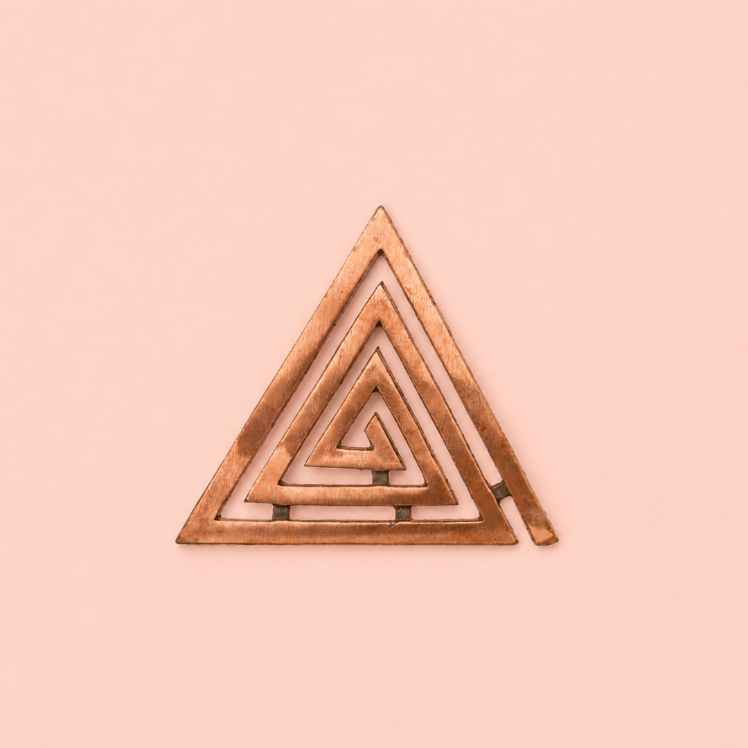 Copper Helix Triangle