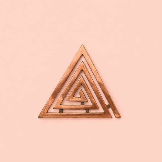 Copper Helix Triangle