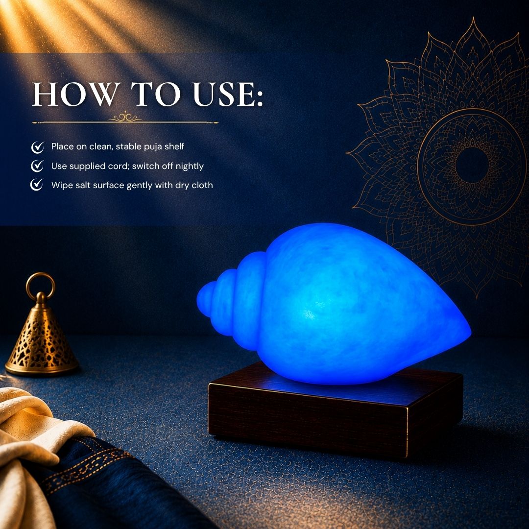 Shankh Salt Lamp