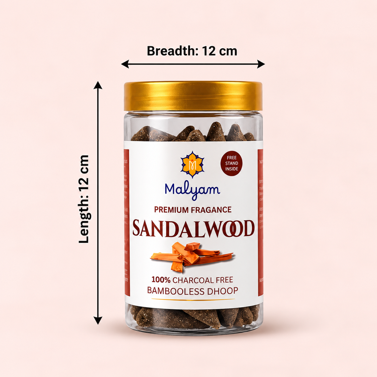 Sandalwood Premium Dhoop Cones Pack of 3