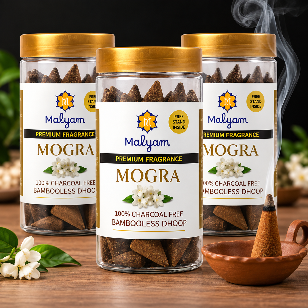 Morga Premium Dhoop Cones Pack of 3