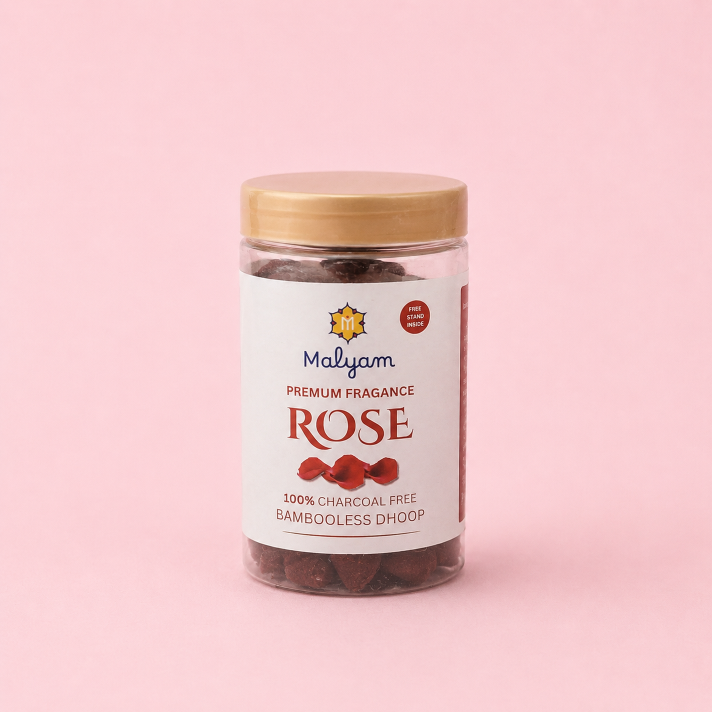Rose Premium Dhoop Cones – Pack of 3