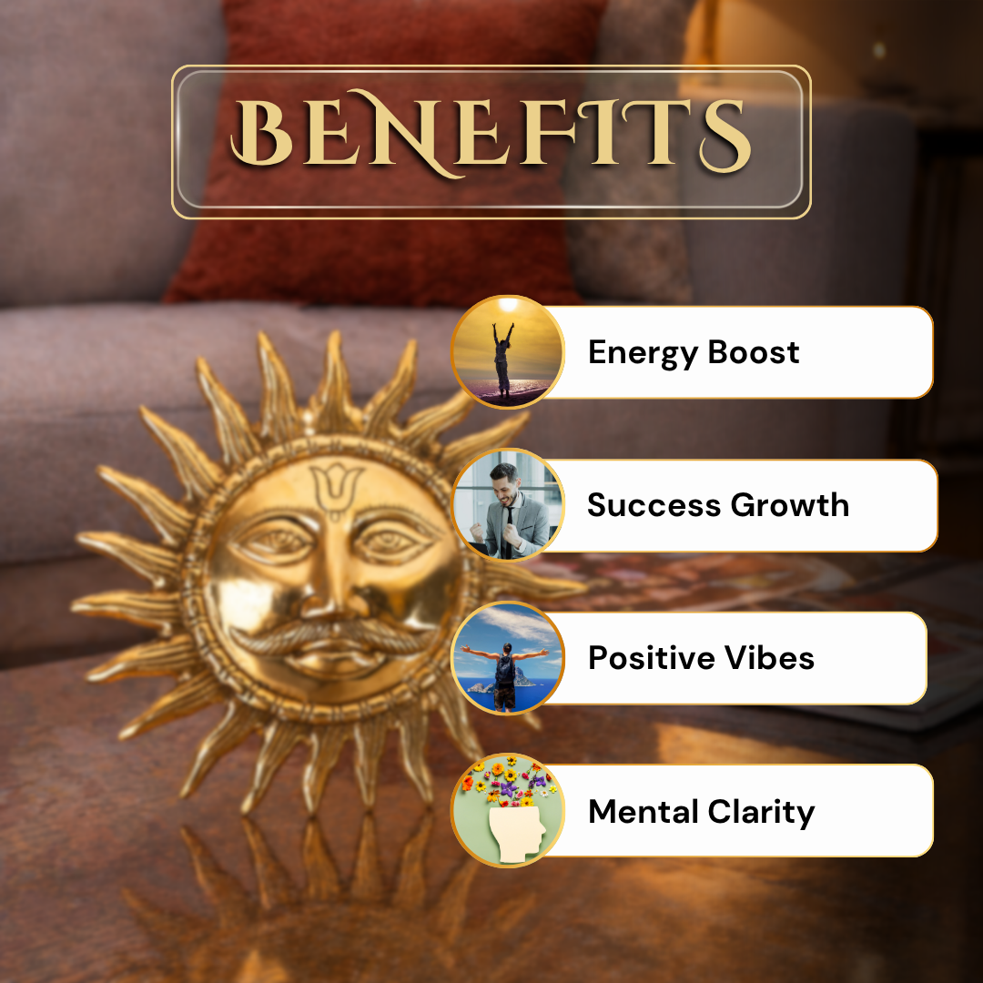 Vastu Brass Sun Statue